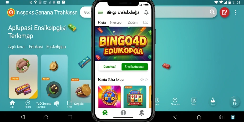 Antarmuka BINGO4D yang bersih dan informatif.