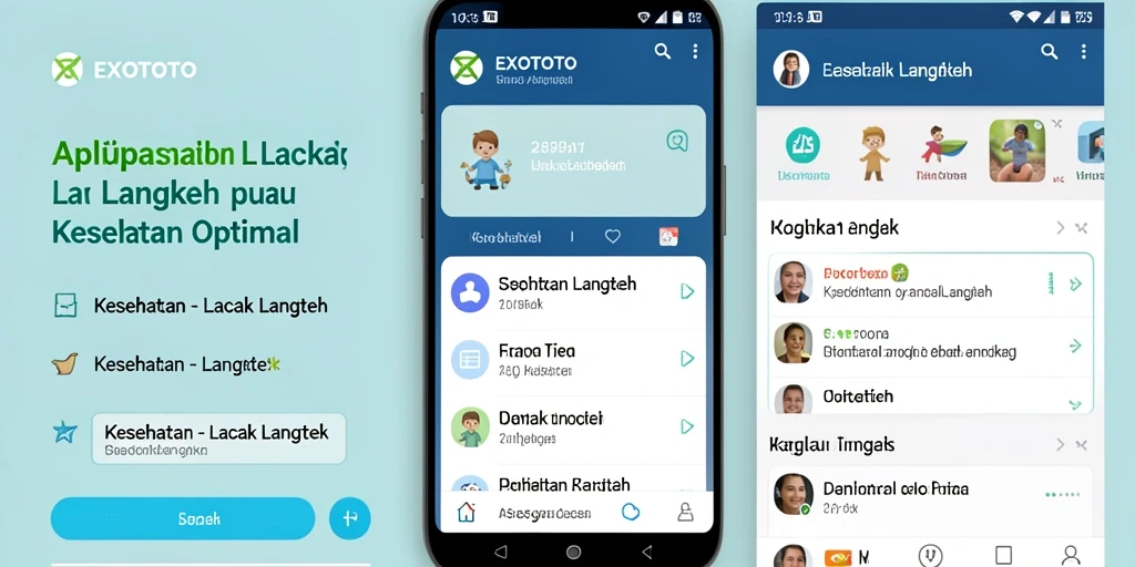 Antarmuka EXOTOTO menampilkan informasi langkah dengan jelas dan menarik.