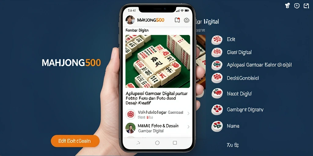 Tampilan antarmuka MAHJONG500 yang modern dan intuitif.