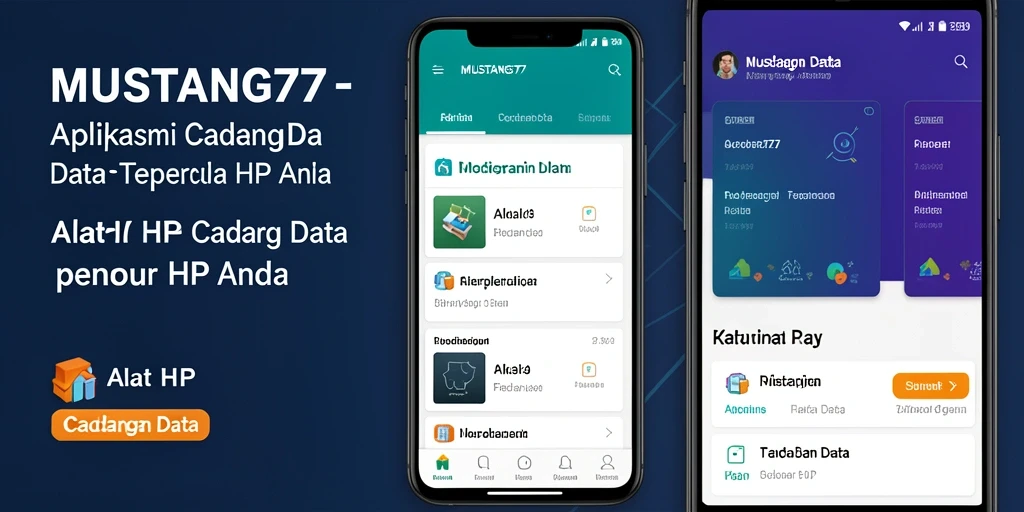 Tampilan antarmuka MUSTANG77 yang sederhana dan menarik.
