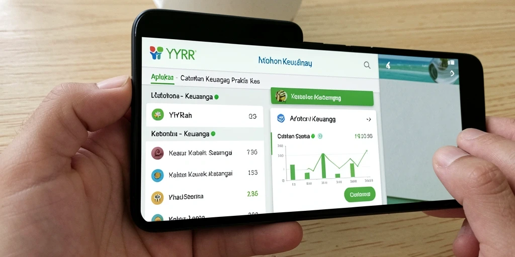 Tampilan antarmuka pengguna YYRR yang sederhana dan efektif.