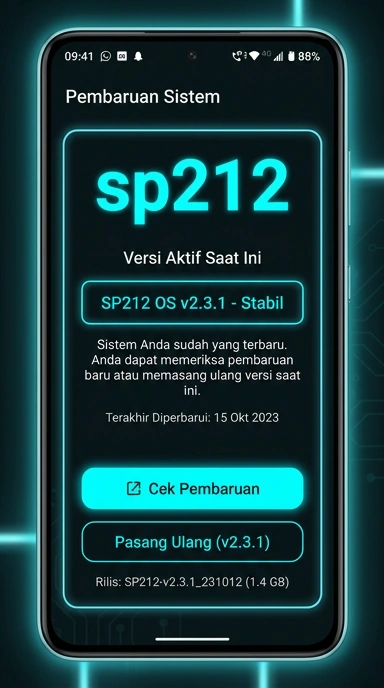 Riwayat Versi sp212 untuk Pengguna Android